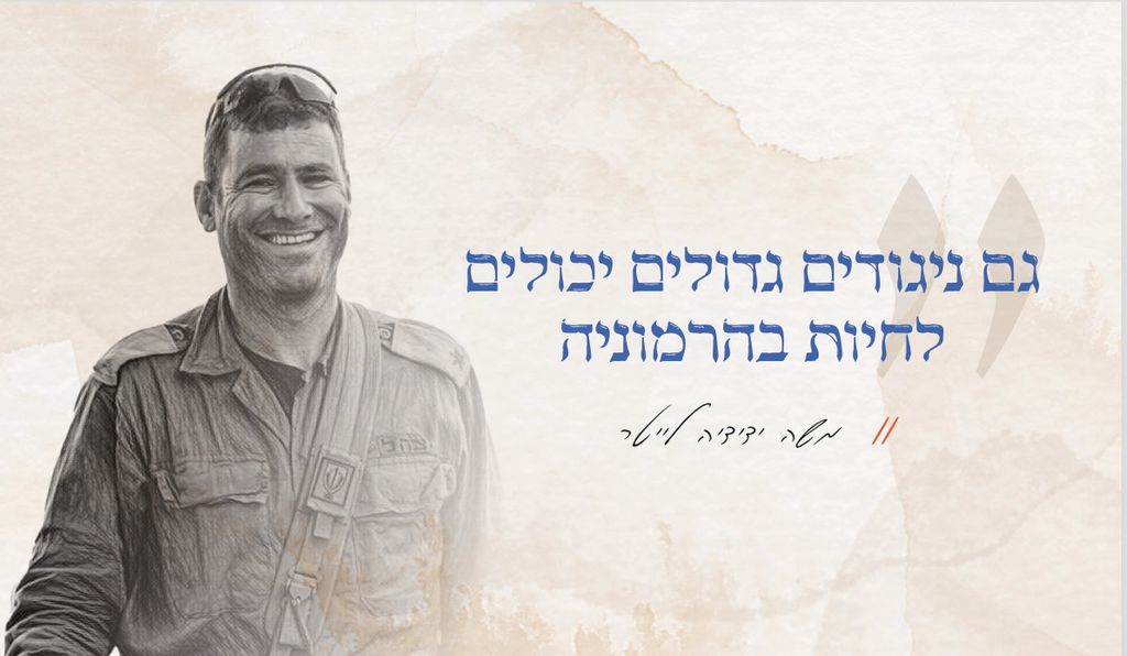 גם ניגודים גדולים יכולים לחיות בהרמוניה